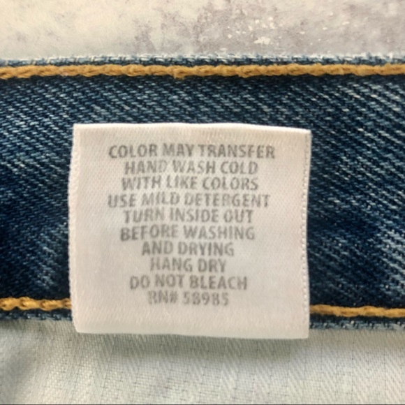 CARMAR Dallas Beatrice Zip Front Denim Mini Skirt 26 - Picture 7 of 7